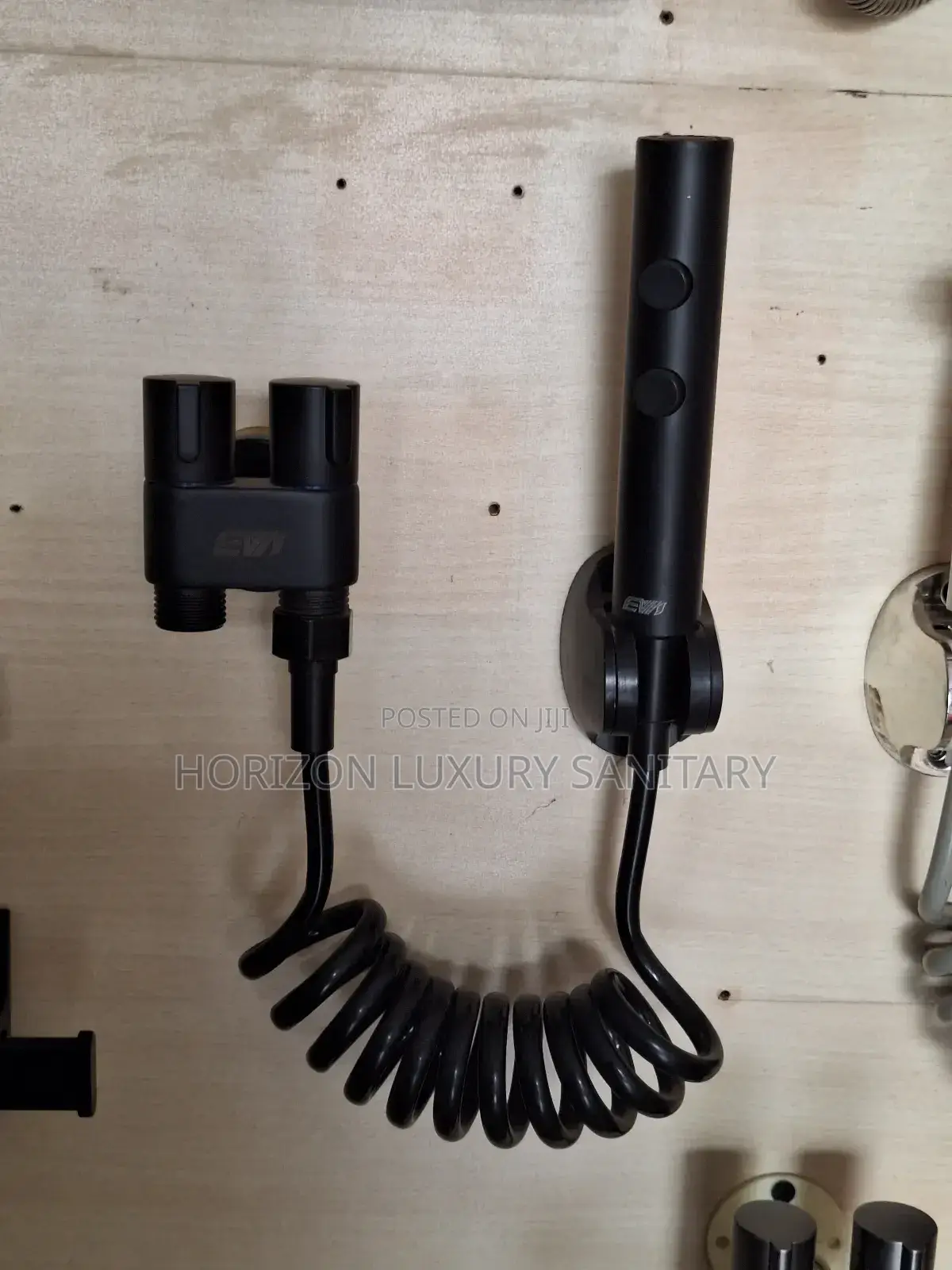 Double Angle Valve With Shattaf for Toilet Bathroom
