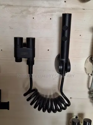 Double Angle Valve With Shattaf for Toilet Bathroom