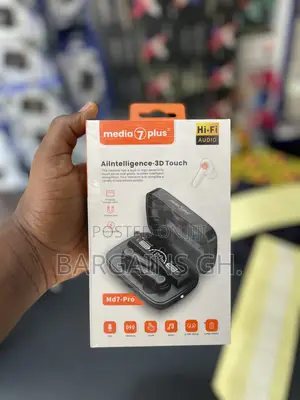 Media 7 Plus Deep Bass Wireless Earbuds