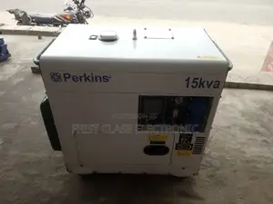 White and Green Perkins Generator Generator Generator 15kva