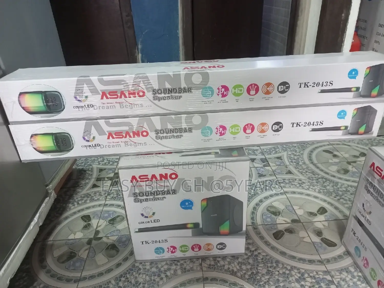 Sounded Good Asano Soundbar With Subwoofer Speaker TK 2043S