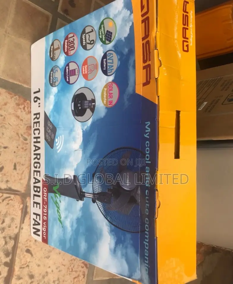 Expertise Revolution Iwin Rechargeable Solar Fan