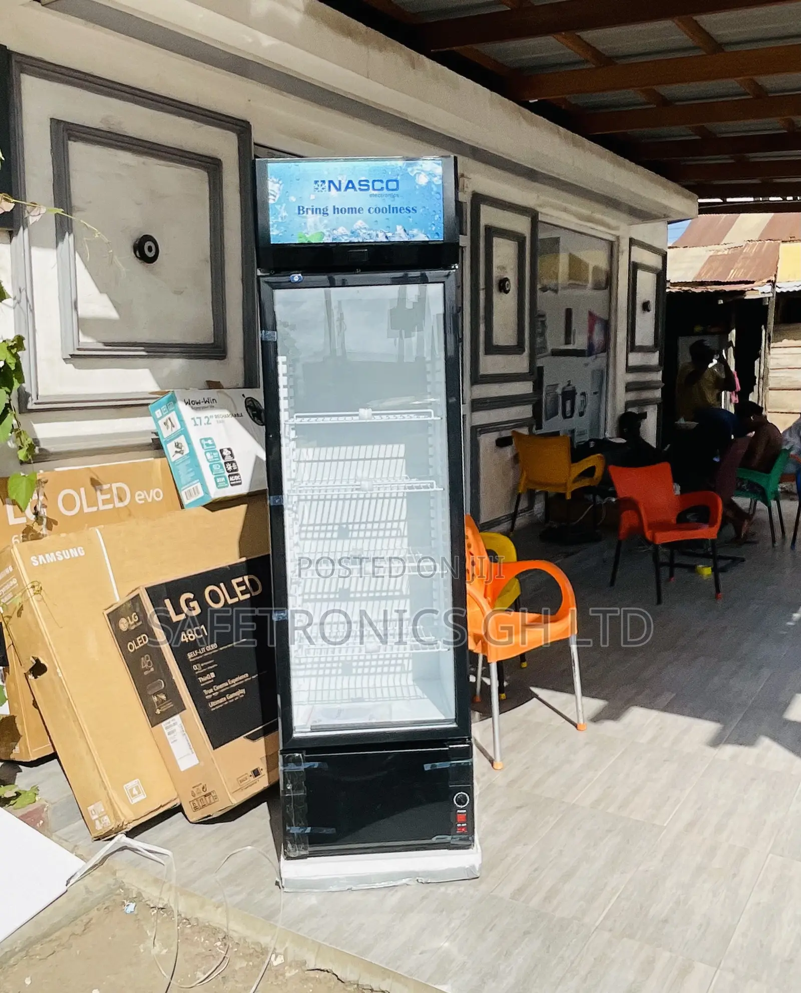 Purchase Display Singledoor Nas-Fl400-1dr Glass Fridge
