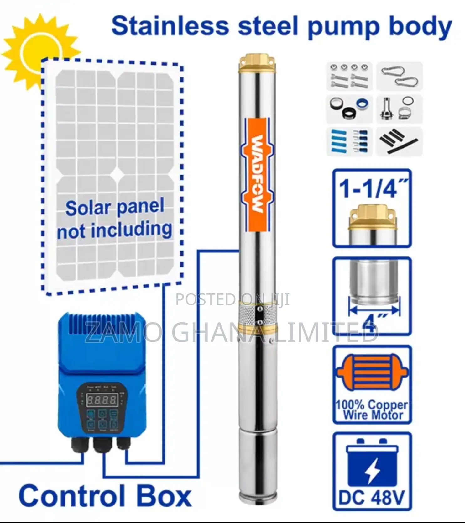 Solar Deep Well Pump - Wwpddc04