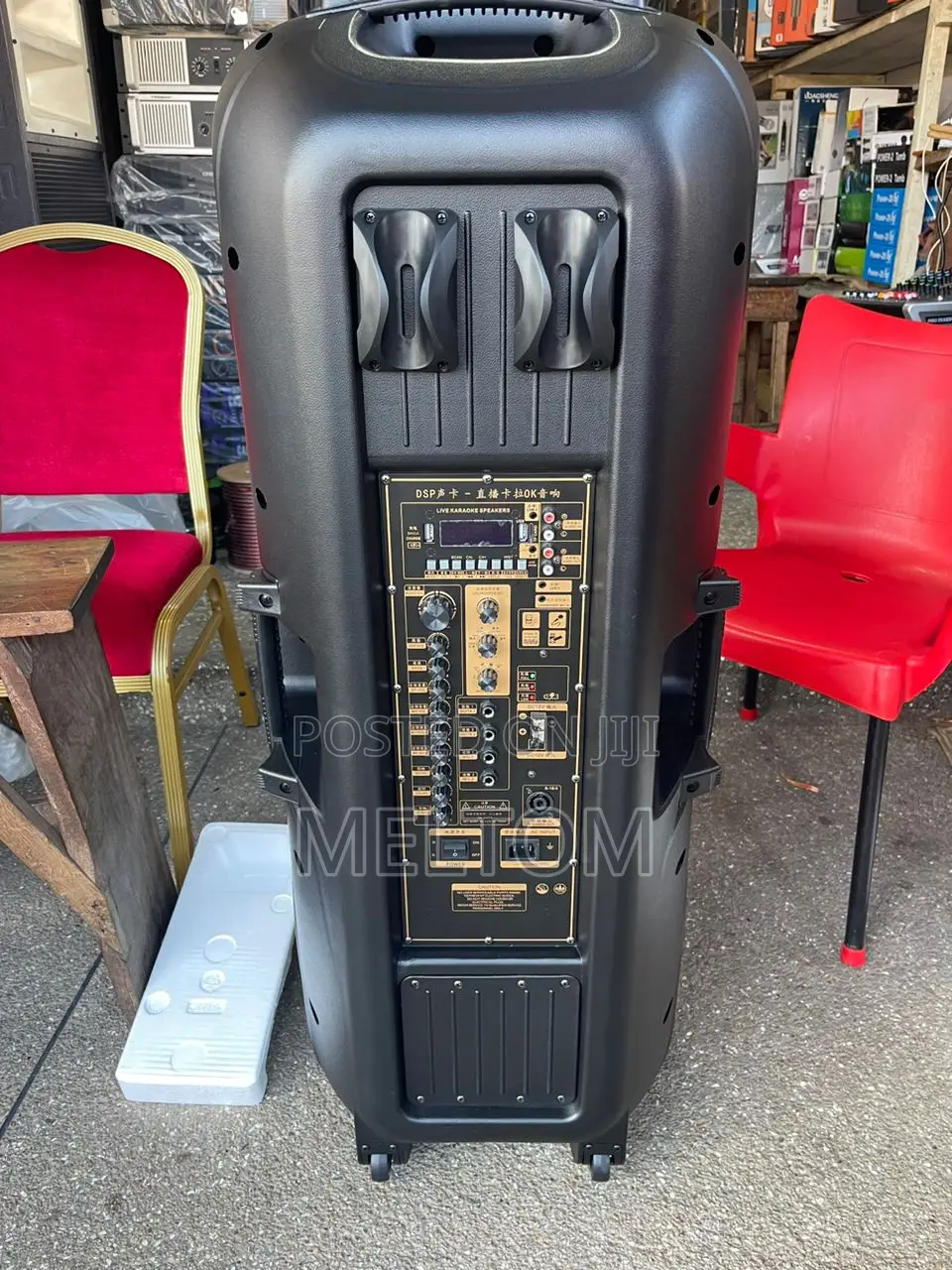 J J 15×2 Full Range Rechargeable Speaker