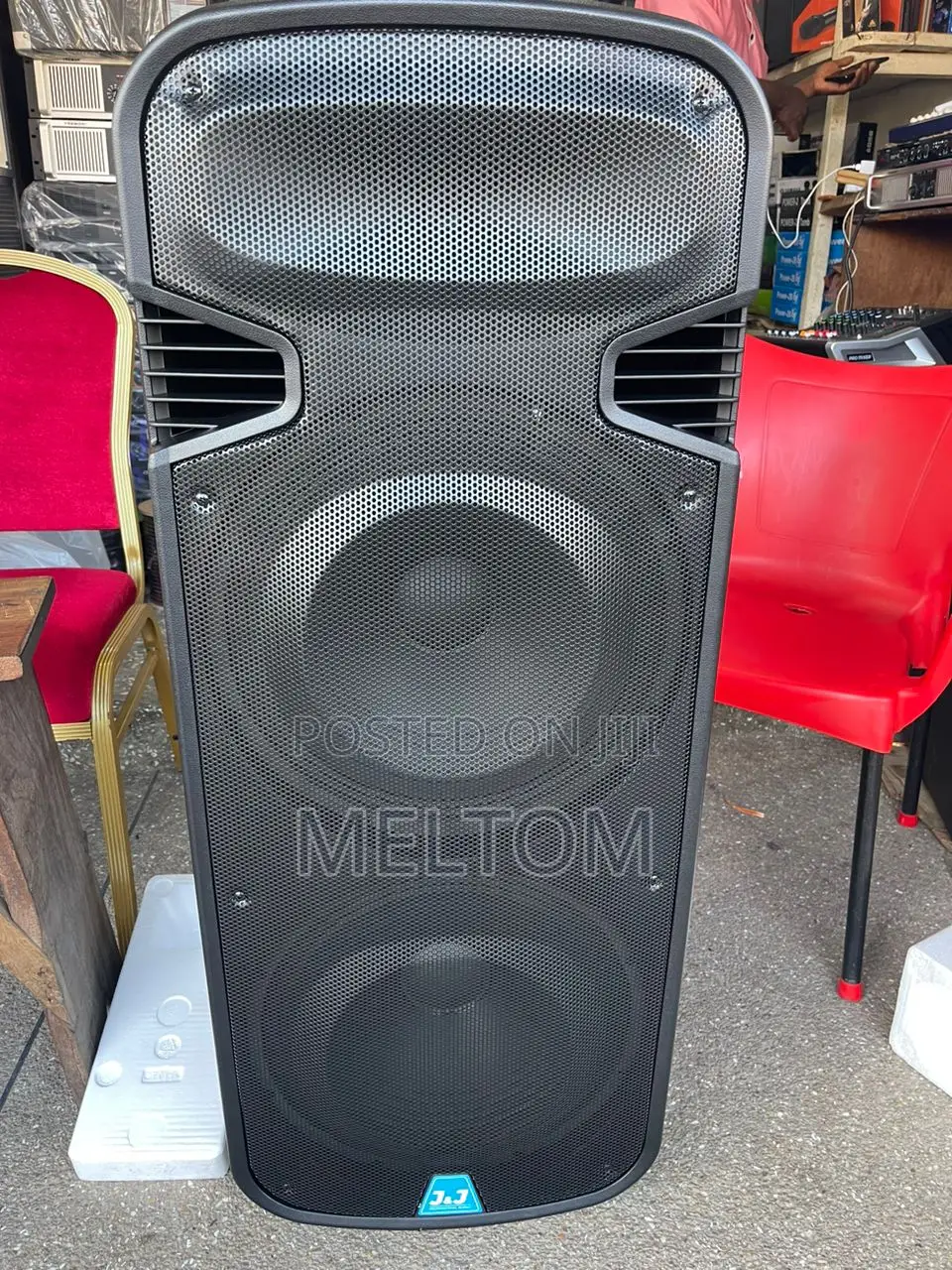 J J 15×2 Full Range Rechargeable Speaker