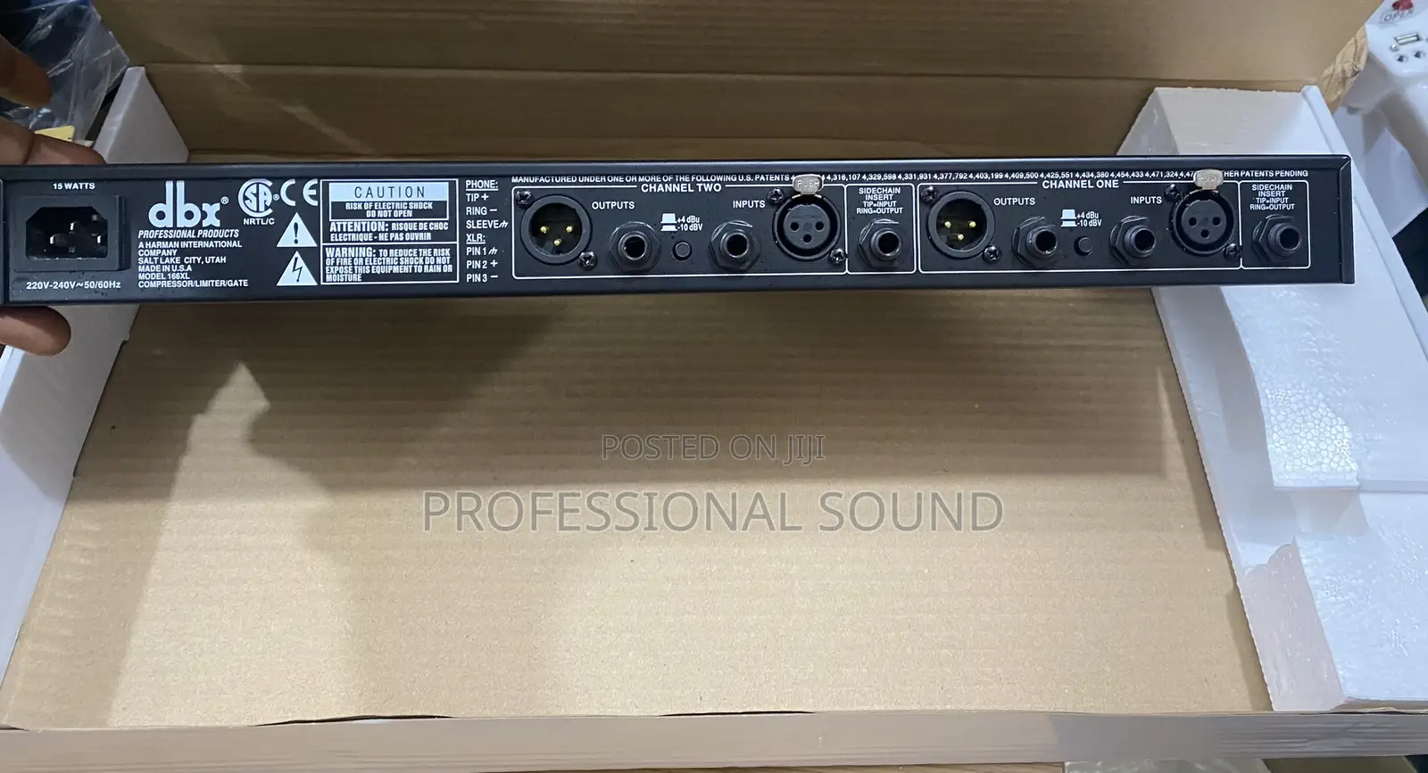 Dbx: 166xl Compressor /Limiter/Gate
