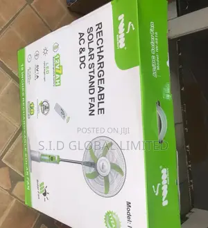 Amicable Iwin Solar Rechargeable Stand Fan