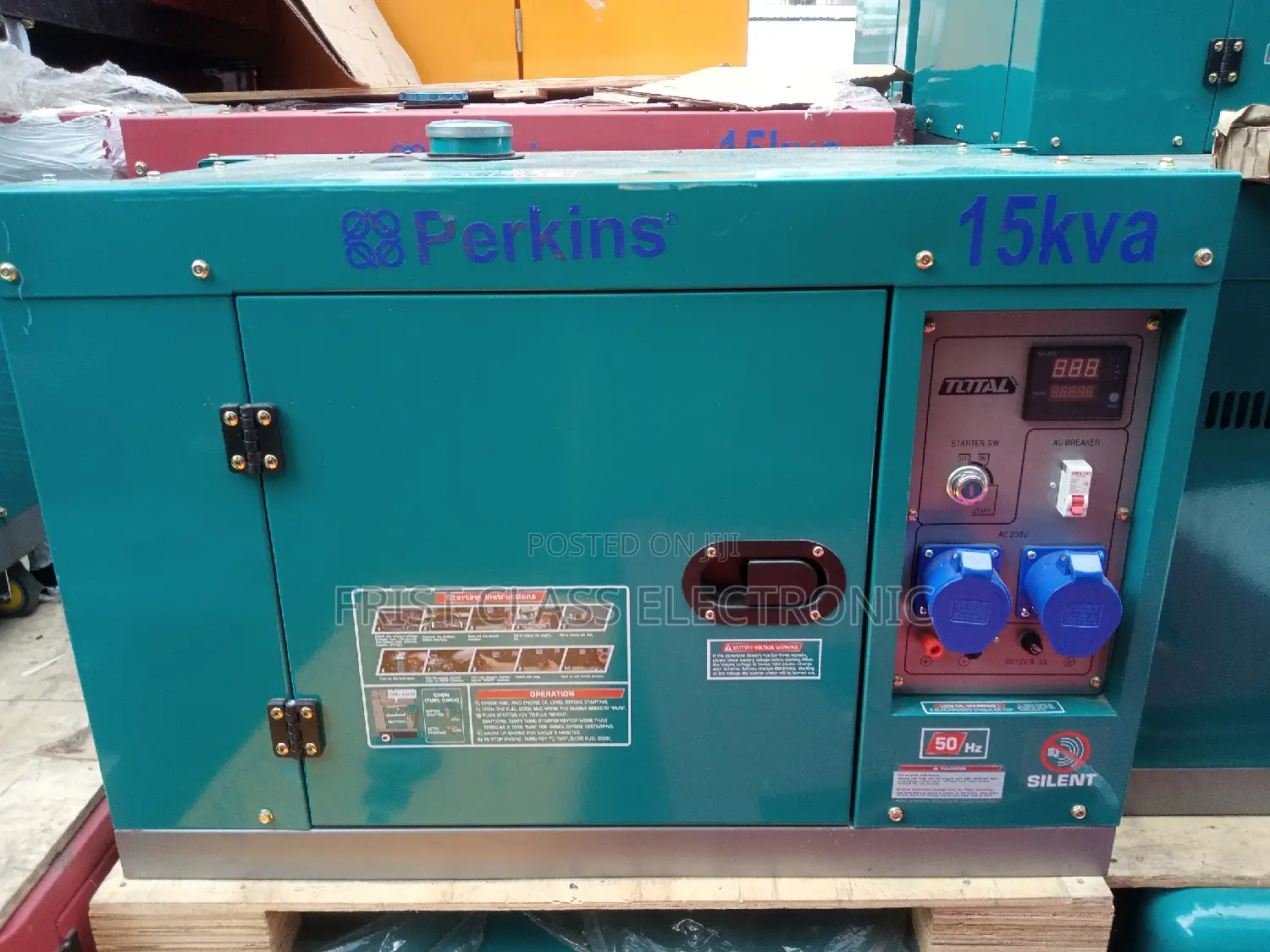 Green Perkins Generator Generator Generator Generator 15kva
