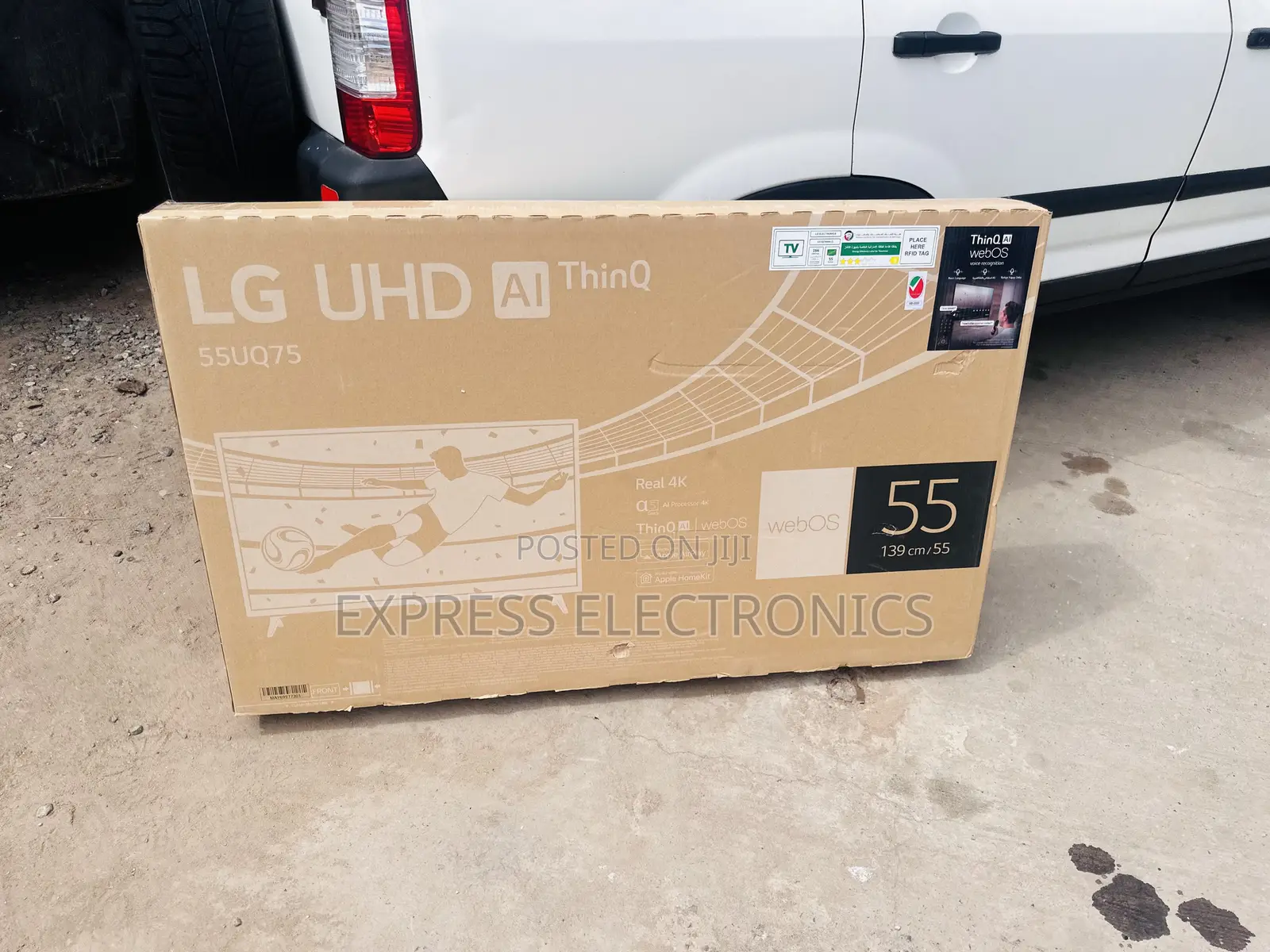 Vivid View Pictures UHD Smart LG 55”UR73 Tv