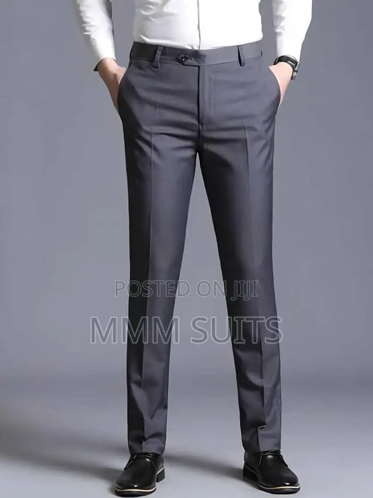 Quality Men Suit Trousers