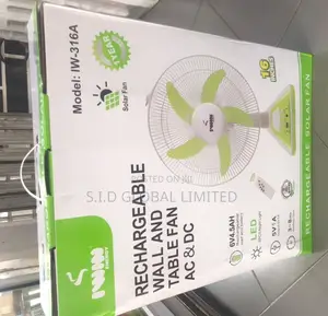 Affordable Iwin Rechargeable Solar Stand Fan