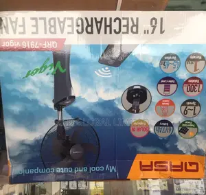 Amiable Qasa Rechargeable Solar Stand Fan