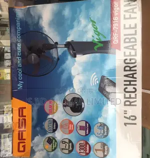 Popular Qasa Rechargeable Solar Stand Fan