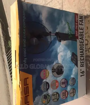 Exceptional Solar Rechargeable Stand Fan