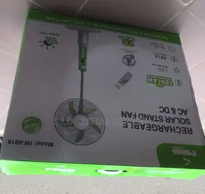 Good Qasa Rechargeable Solar Stand Fan