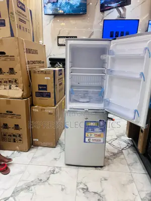 Nasd-20fl Double Door Fridge Nasco Grey Bottom Freezer
