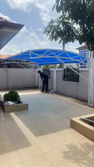 Home Made Carport for Rest Areas