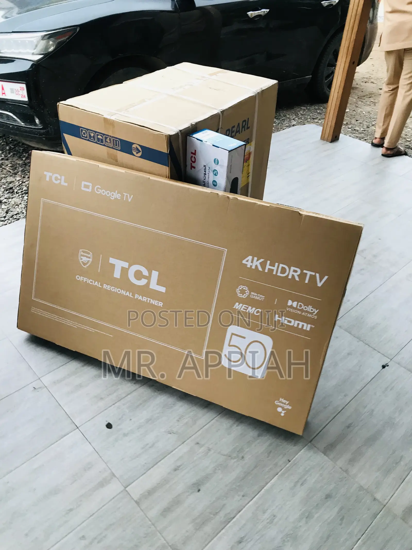 Quality TCL 50P735 50” LED Smart Android Al Uhd Tv,Black