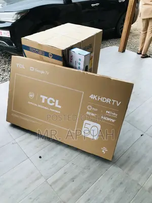 Quality TCL 50P735 50” LED Smart Android Al Uhd Tv,Black