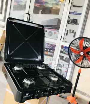 Yucel 4 Gas Cooker Tabletop Affordable Black Burner 