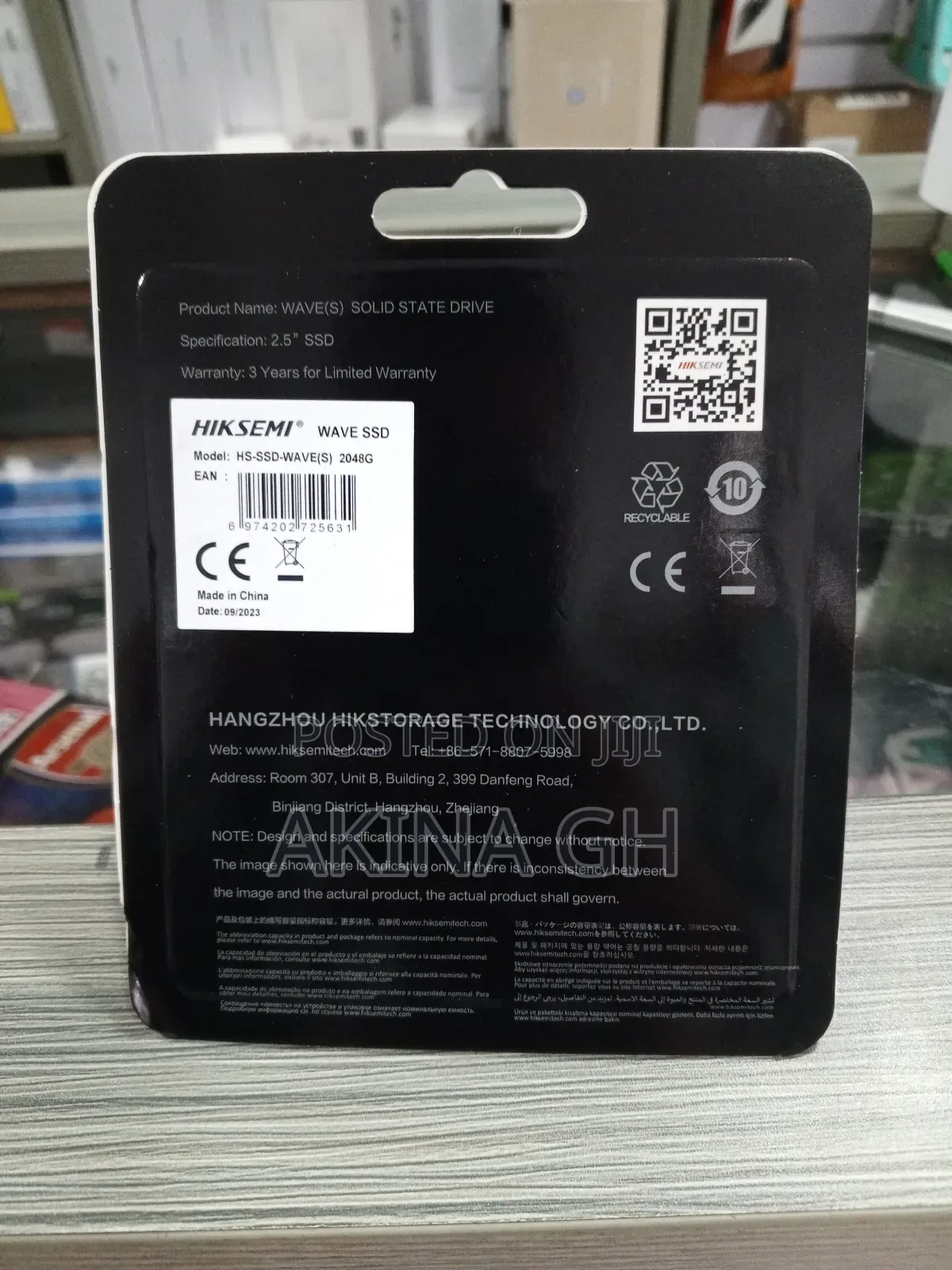 Hikvision 2tb Internal Sata SSD 2048gb