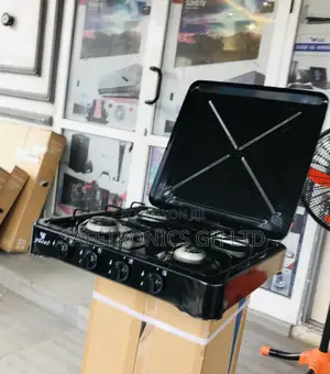 Original 4 Gas Cooker Yucel Black Stove Tabletop 