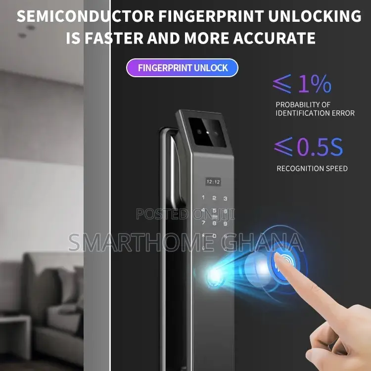 3d Face Recognition Smart Door Lock With Camera
