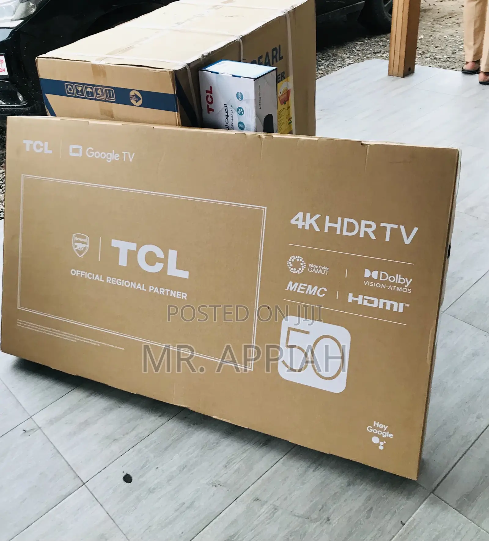 Affordable TCL 50P735 50” Led Smart Electric Tv.