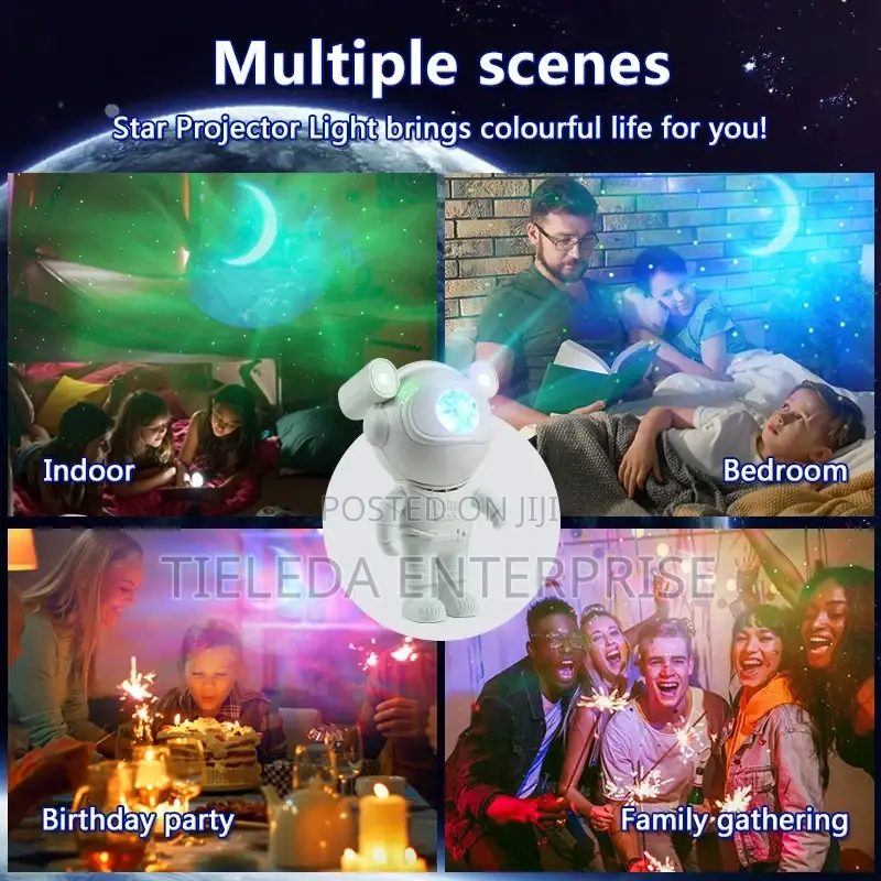 Astronaut Galaxy Projector Star Light