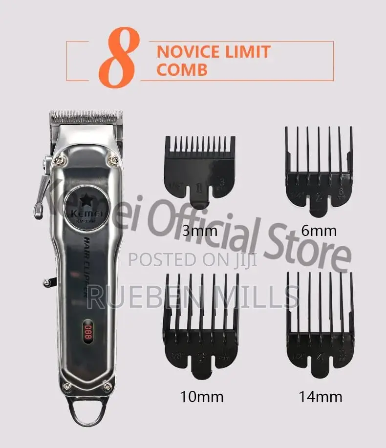 Wireless Kemei KM-1996 Heavy Duty Barbering Shop Machine
