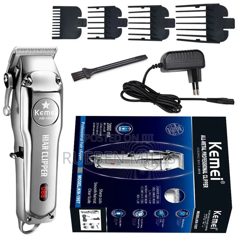 Wireless Kemei KM-1996 Heavy Duty Barbering Shop Machine