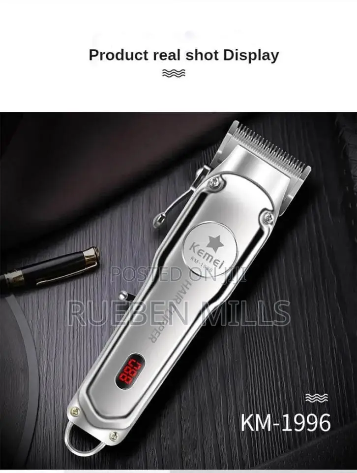 Wireless Head Haircut Barbering Shaving Machine Hair Clipper