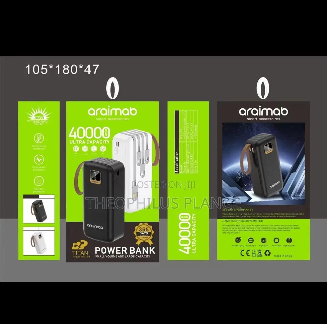 4000mhz Original Long Lasting Power Bank