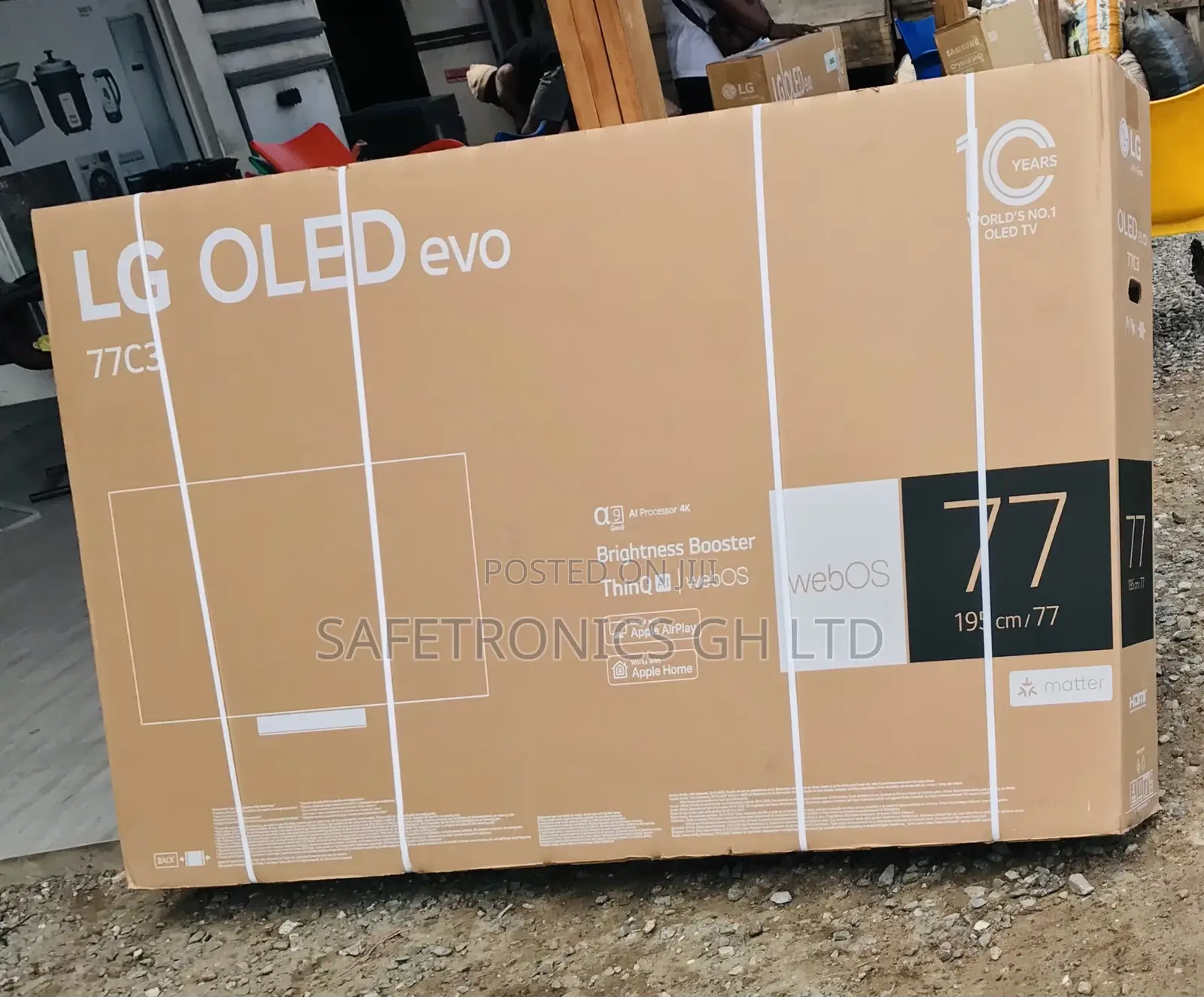 Smart  UHD 77C3 Inches Glossy OLED LG Crystal Television