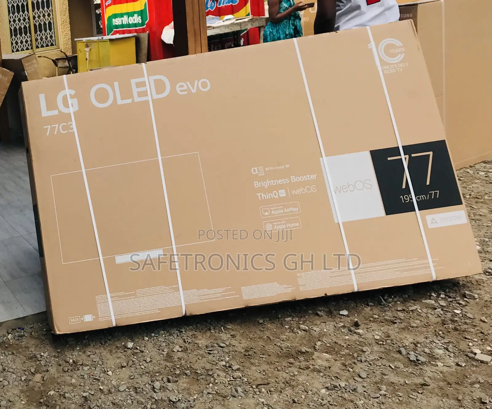 LG Smart Crystal UHD 77C3 Inches Glossy Television 