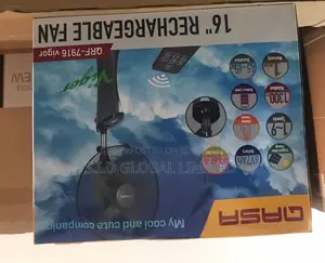 Excellent Qasa Rechargeable Solar Stand Fan