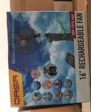Wonderful Solar Rechargeable Stand Fan