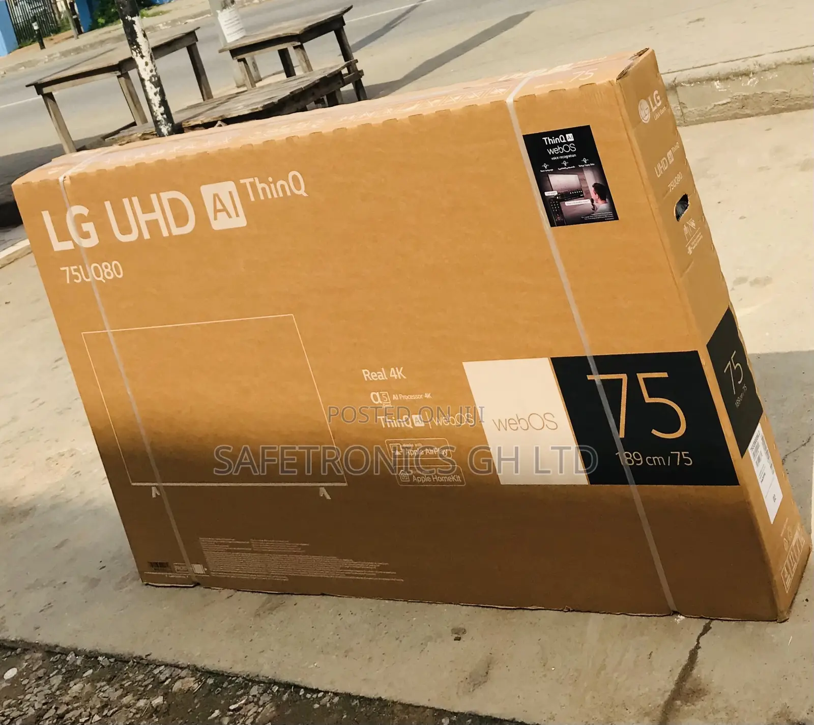 75 Inches Glossy Led UHD Smart Crystal UR80 Television