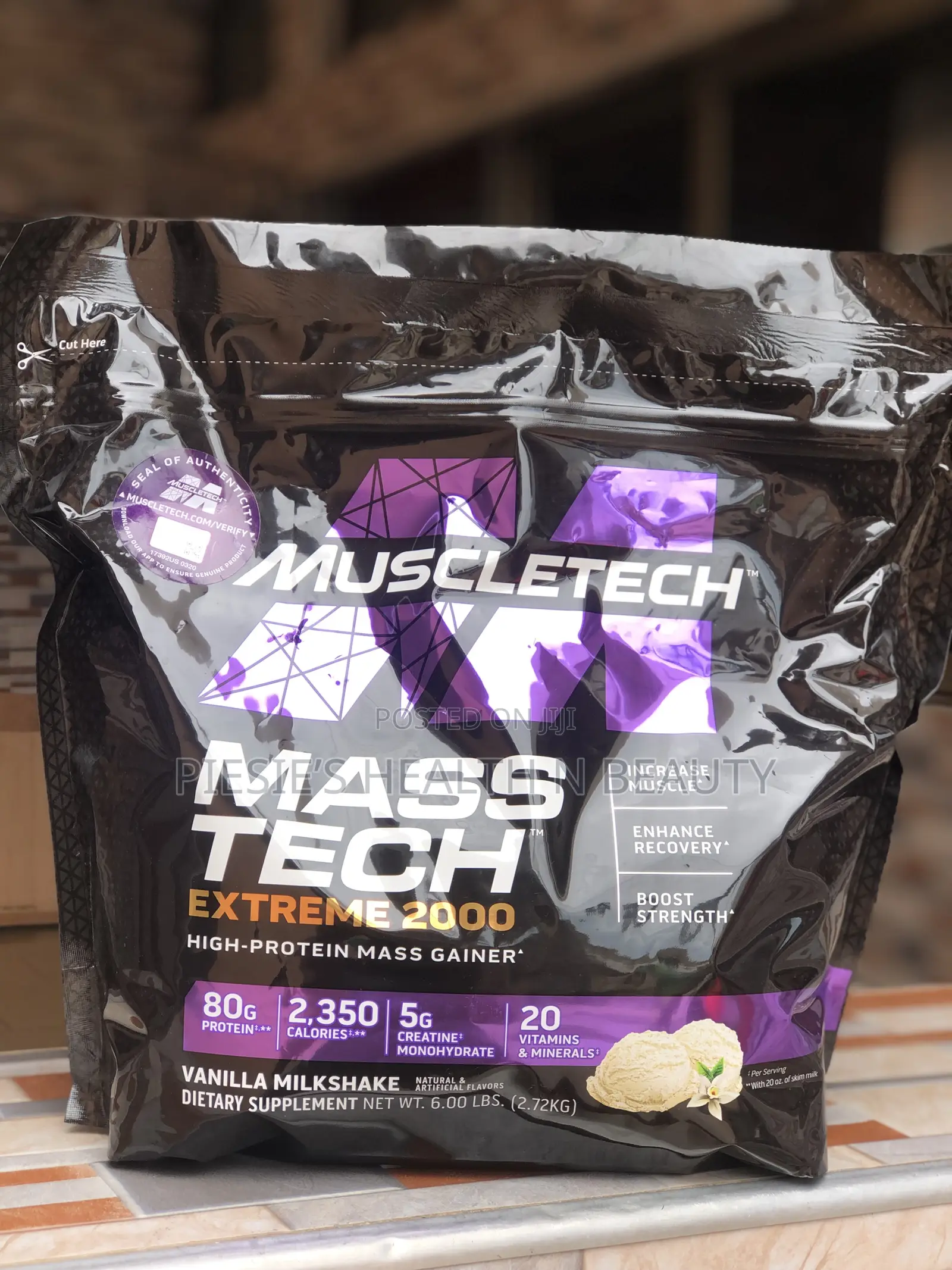 Masstech Extreme 2000 High-Protein Mass Gainer 6LBS (2.7KG)