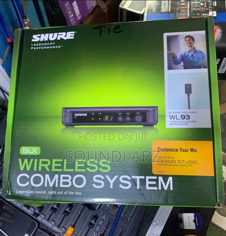 Shure WL93 LAPEL MICROPHONE (Just the Tie)