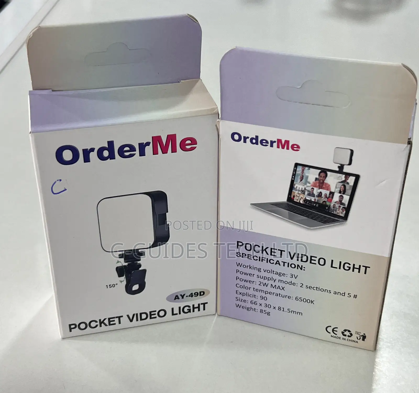 Ay-49d Pocket Video Light, LED Video Light Rechargeable