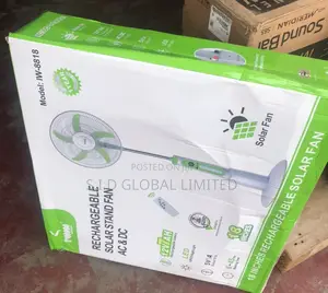 Incredible Rechargeable Solar Stand Fan