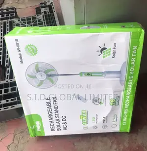 Classic Rechargeable Solar Stand Fan