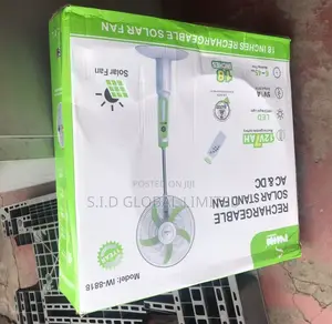 Take Home Rechargeable Solar Stand Fan