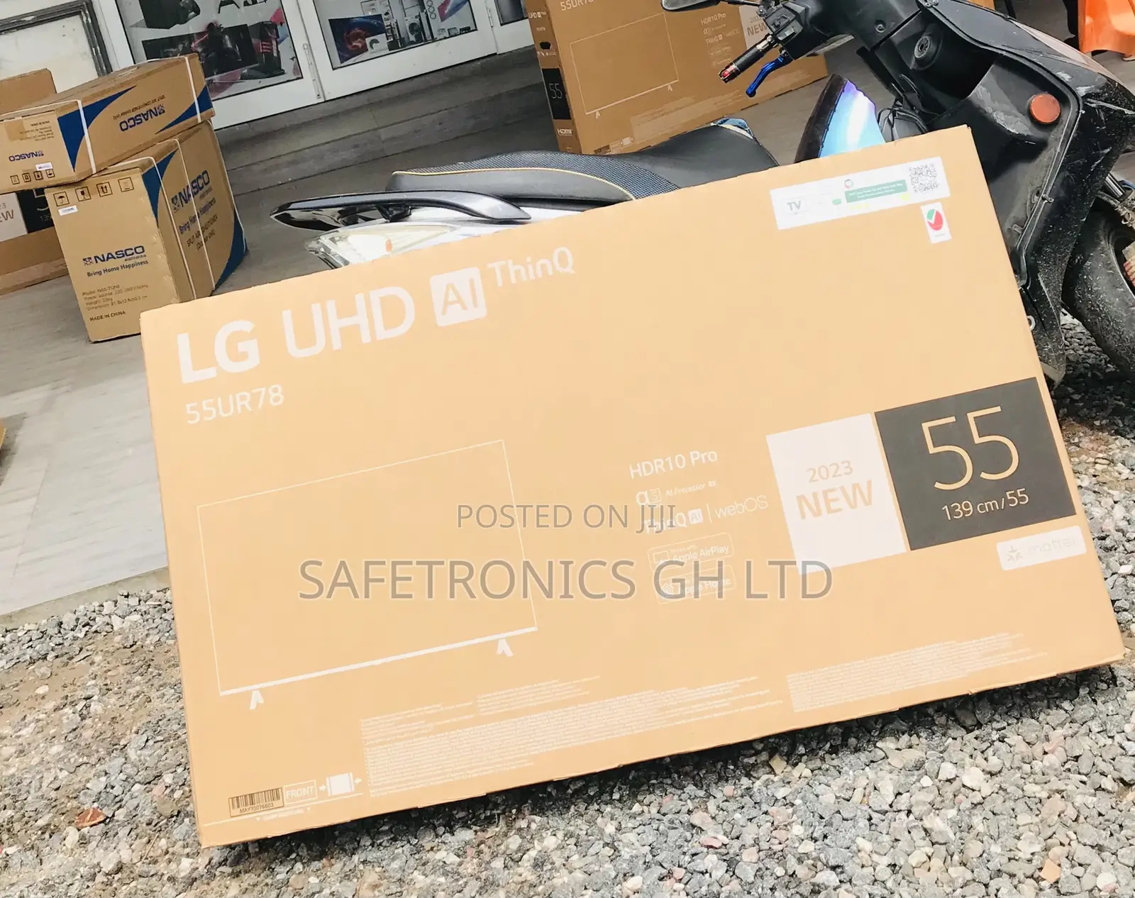  Led Smart LG UR78 55 Inches Glossy Crystal Television