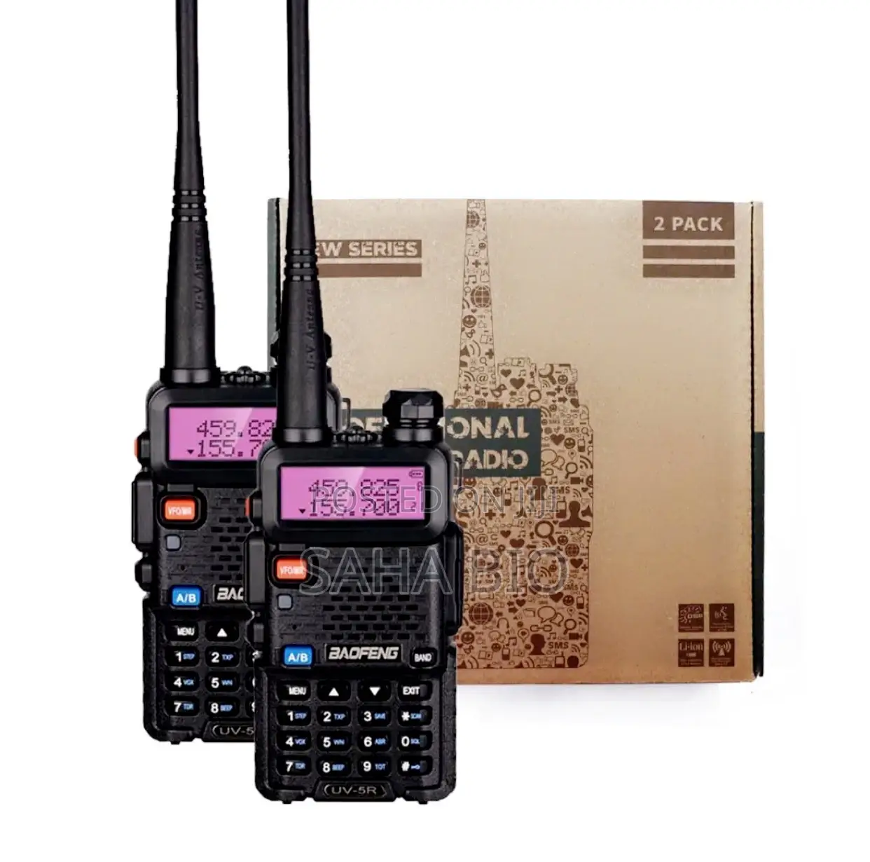 UV-5R Walkie Talkie Pair