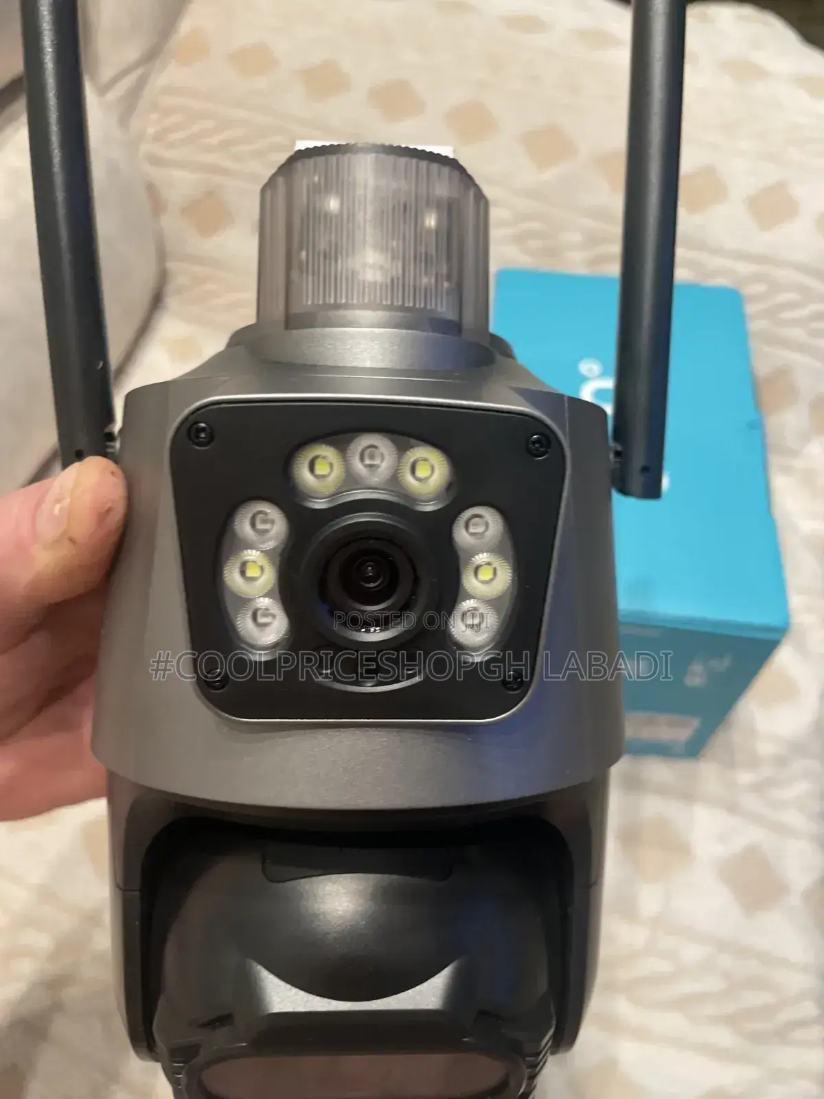 Dual Lens Screen Wifi CCTV Surveillance Cameras