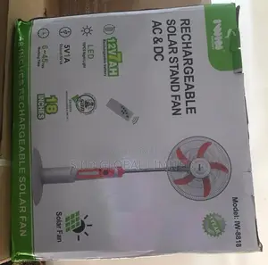 Elevate Your Home With Rechargeable Solar Stand Fan
