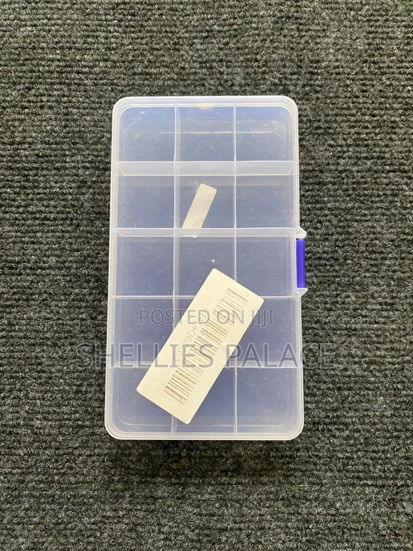 1 PCS Storage Bead Box 15 Slot Plastic Jewelry